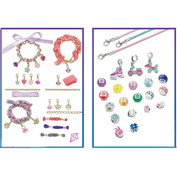 Dřevěná hračka Wiky WIKY Tvorba náramků set