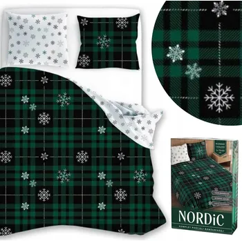 Povlečení POVLEČENÍ bavlněné VÁNOČNÍ 220x200 + 2x 70x80 sada 3 dílná