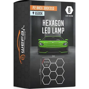 Stropní Svítidlo čtvercový LED Market 299 x 299 cm bílý