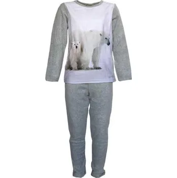 PYŽAMO USHUAIA Usrh 124 šedé - lední medvěd Velikost: 3