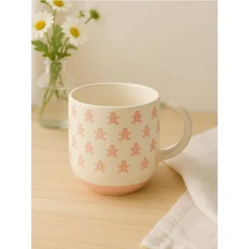 Sinsay - Vánoční hrnek s motivem perníkového panáčka - pastelová růžová - 387GC-03X - 387GC-03X-ONE