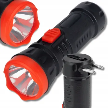 Svítilna LED akumulátorová svítilna nabíjecí 4xLED + 2 SMD LED Tiross TS 2227