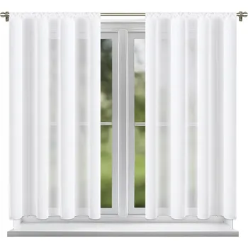 Záclona Záclona voálová Elegantní Záclona voálová do obýváku, kuchyně, ložnice 145x160