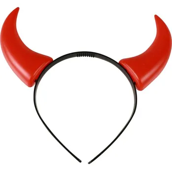 Karnevalový doplněk KARNEVAL Rohy čerta čelenka (karnevalový doplněk)