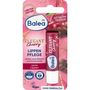 Péče o rty BALEA ELEGANT CHERRY BALZÁM HYDRATAČNÍ OCHRANNÝ NA RTY VIŠEŇ ČOKOLÁDA