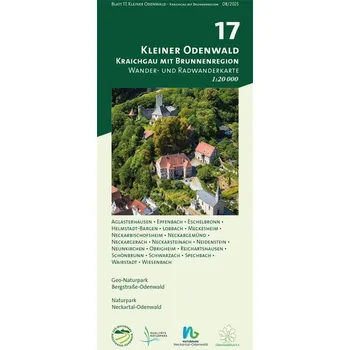 Blatt 17, Kleiner Odenwald - Kraichgau mit Brunnenregion - Geo-Naturpark Bergstraße-Odenwald