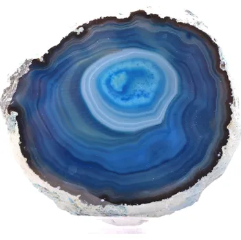 Drahý kámen Magieprirody.cz Achát plát 12x12x2 cm 580 g #K1643 + stojánek zdarma