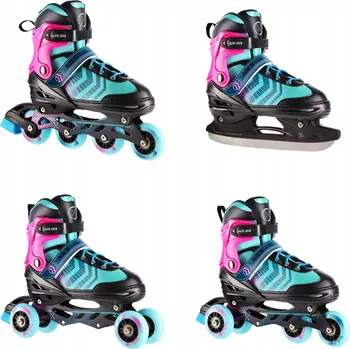 Zimní brusle Hokejové brusle Nils Extreme černé, modré vel. 39-43