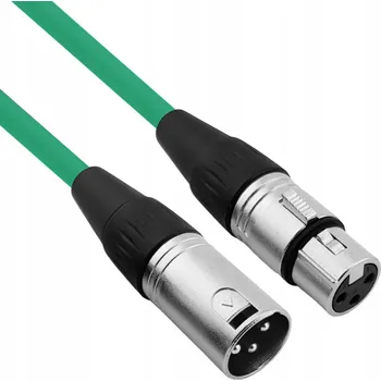 Audio kabel XLR - XLR kabel Red's music MC0120-GREEN 2 m