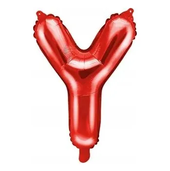 Balónek Fóliový balónek Písmeno Y červené 92 cm