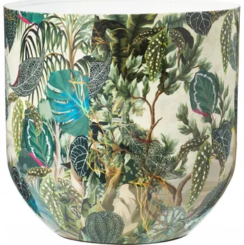 Květináč Obal Na Květináč 21 x 23 cm kovový, vícebarevný