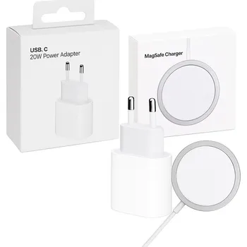 MAGSAFE INDUKČNÍ NABÍJEČKA PRO APPLE IPHONE + USB-C ADAPTÉR