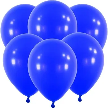 Latexové balonky 30 cm - modré, 6 ks
