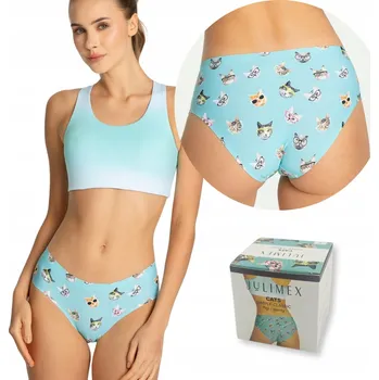 Kalhotky Kalhotky Cats simple classic tmodré- Julimex XS