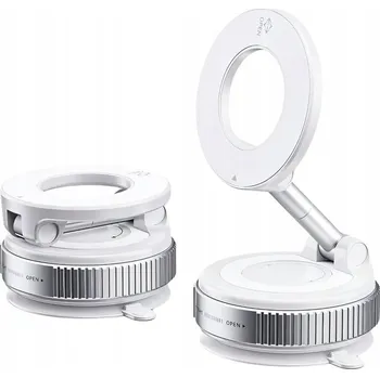 Magnetický držák telefonu otočný o 360 stupňů Bílý univerzální