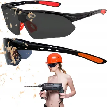 ochranné brýle Ochranné pracovní brýle proti úlomkům kouřové černé polykarbonátové Arhem