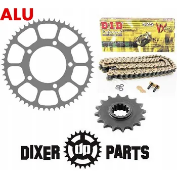 Řetězová sada pro motocykl Sada řetězového pohonu 15/65 ALU + ZLATÝ řetěz DID 525 VX - Honda CBR F4 900RR