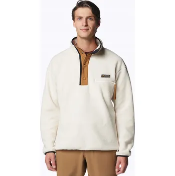 Pánská mikina Fleecová Mikina Columbia bílý vel. M