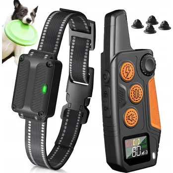 Obojek pro psa ELEKTRONICKÝ OBOJEK PRO VÝCVIK PSA PROTI ŠTĚKÁNÍ S 3 REŽIMY, DOSAH 600 M