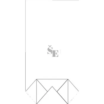 Sáček na potraviny Celofánový sáček s křížovým dnem 18x29,5cm F410048