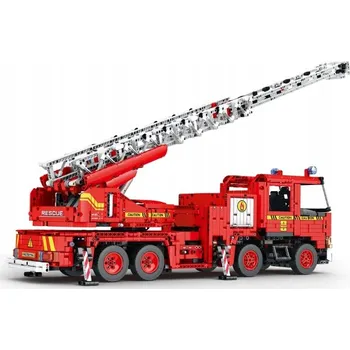 ostatní stavebnice STAVEBNICE REOBRIX HASIČSKÉ AUTO S ŽEBŘÍKEM FIRE FIGHTING LADDER TRUCK 3266 DÍLKŮ TECHNIC