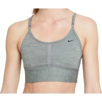Podprsenka Podprsenky Nike Dri-Fit Indy LL Bra W - grey/pure/black Šedý (XS)
