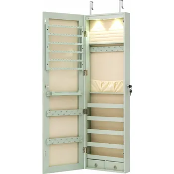 Toaletní stolek Toaletní Stolek Costway, odstíny zelené, 35,5 x 120 x 10 cm