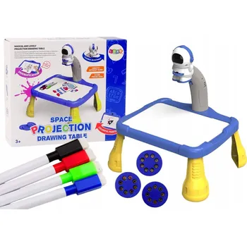 Projektor VESMÍRNÝ PROJEKTOR STOLEK S TABULKOU, MOTIV VESMÍR