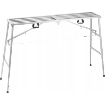 Lešení Lešení Nosnost 400 KG, 90-150 CM Nastavitelná Výška, Pracovní Plošina