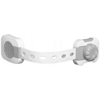 Dětský bezpečnostní prvek SETTY Nastavitelná pojistka/zámek na skříňky a zásuvky 2 ks, 21,5 x 3,8 cm