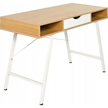 Psací stůl Obdélníkový psací stůl Ote 110 x 48 x 76 cm bílý