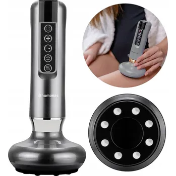 Masážní přístroj Masážní Přístroj proti celulitidě čínská bublina Humanas DermaSmooth šedý