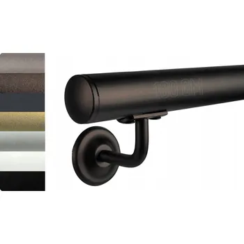 Madlo do koupelny Madlo na schody nástěnné kulaté fi 40 130cm