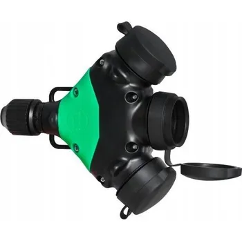 Elektrická zásuvka Elektrická Zásuvka rozbočka F-Elektro černá