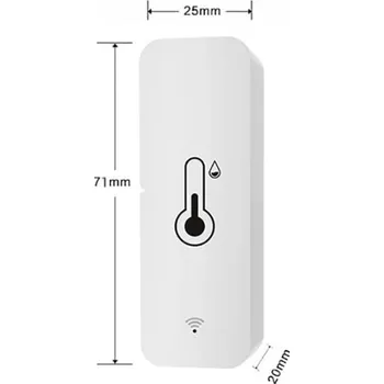 Meteostanice Teploměr Meteostanice WiFi Tuya Alexa Chytrá Domácnost