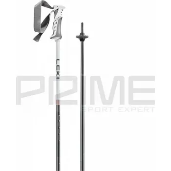 Sjezdová hůlka hole Leki Bliss, gunmetal/white/rosegold - 115cm 115133