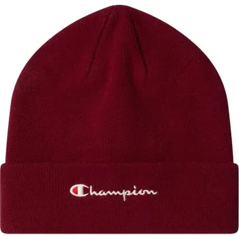 Čepice Champion Čepice Beanie Cap maroon 806064 RS522 NEUPLATŇUJE SE