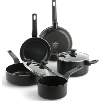 Sada nádobí GreenPan ESSENCE 9ti dílná sada nádobí, černá CC009051-001
