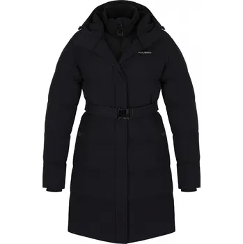 Dámský kabát Dámský hardshellový plněný kabát HUSKY Nerine L černý Velikost: XL - plus