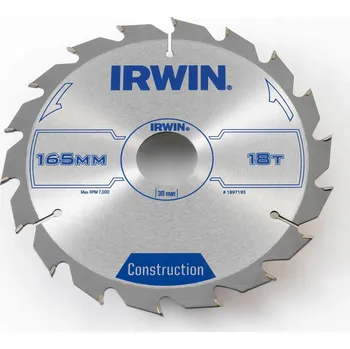 Pilový kotouč Řezný kotouč Irwin OPP IR 30 x 165 mm, 18 zubů