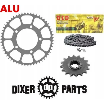 Řetězová sada pro motocykl Sada pohonu 15/50 ALU + Řetěz DID 525 VX - Honda CBR F4 900RR