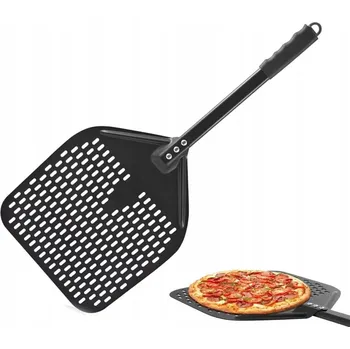 Lopata na pizzu PERFOROVANÁ HLINÍKOVÁ LOPATA NA PIZZU 72*30cm TECHNICA ČTVERCOVÁ