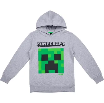 Chlapecká mikina MIKINA MINECRAFT f UK 23 55725 - 079d šedá Velikost: 12