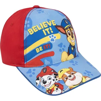 Pokrývka hlavy KŠILTOVKA TLAPKOVÁ PATROLA Cer 2200010425 červená Velikost: 51