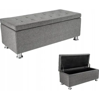 Taburet Taburet čalouněný Ote šedý