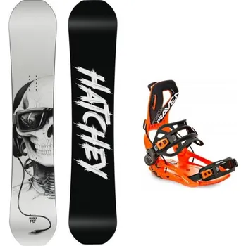 Snowboard Hatchey Sillence freestyle snowboard + Raven Fastec FT360 orange vázání 139 cm + XL (EU 43-46) + DÁREK + Doprava ZDARMA