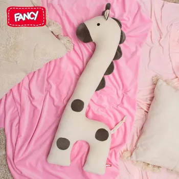 plyšák Plyšová žirafa FANCY 90 cm - Plyšák pro miminka 0+, měkký Polštář