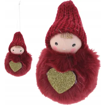 Vánoční dekorace Vánoční Závěsná Dekorace pro dívku 9 Cm vínová vánoční dekorace na stromeček DÁREK