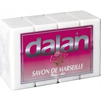Mýdlo DALAN Marseillské mýdlo SAF SABUN Savon De Marseille ROSE - RŮŽOVÉ 4x180g