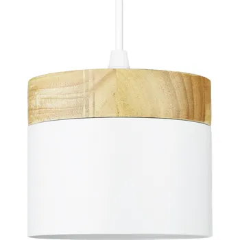 MINIMALISTICKÁ ZÁVĚSNÉ STROPNÍ SVÍTIDLO S LUSTREM E27 LED BÍLÁ